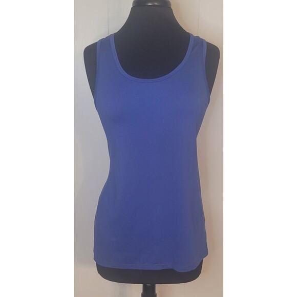 C9 Champion Women’s Workout Tank Top L Royal Blue Gym Yoga Racerback EUC - Picture 1 of 9